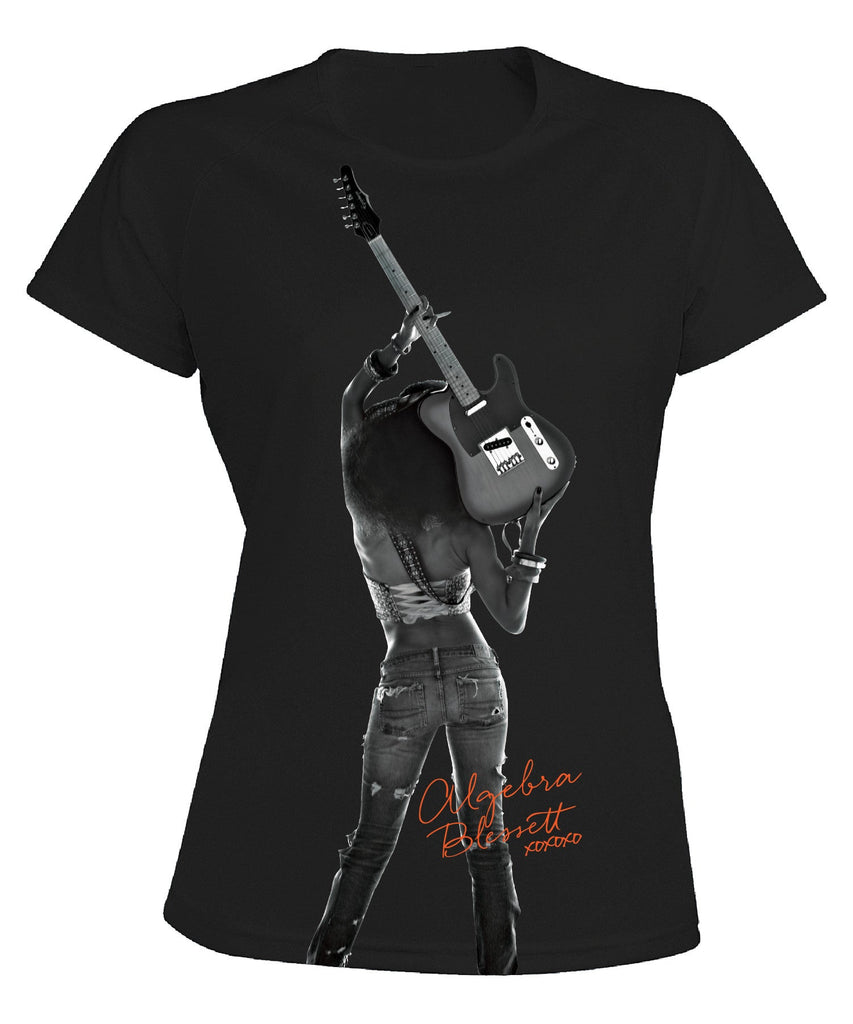 Algebra Blessett xoxo Women's Black T-shirt T-Shirt Algebra Blessett Online Store Small 