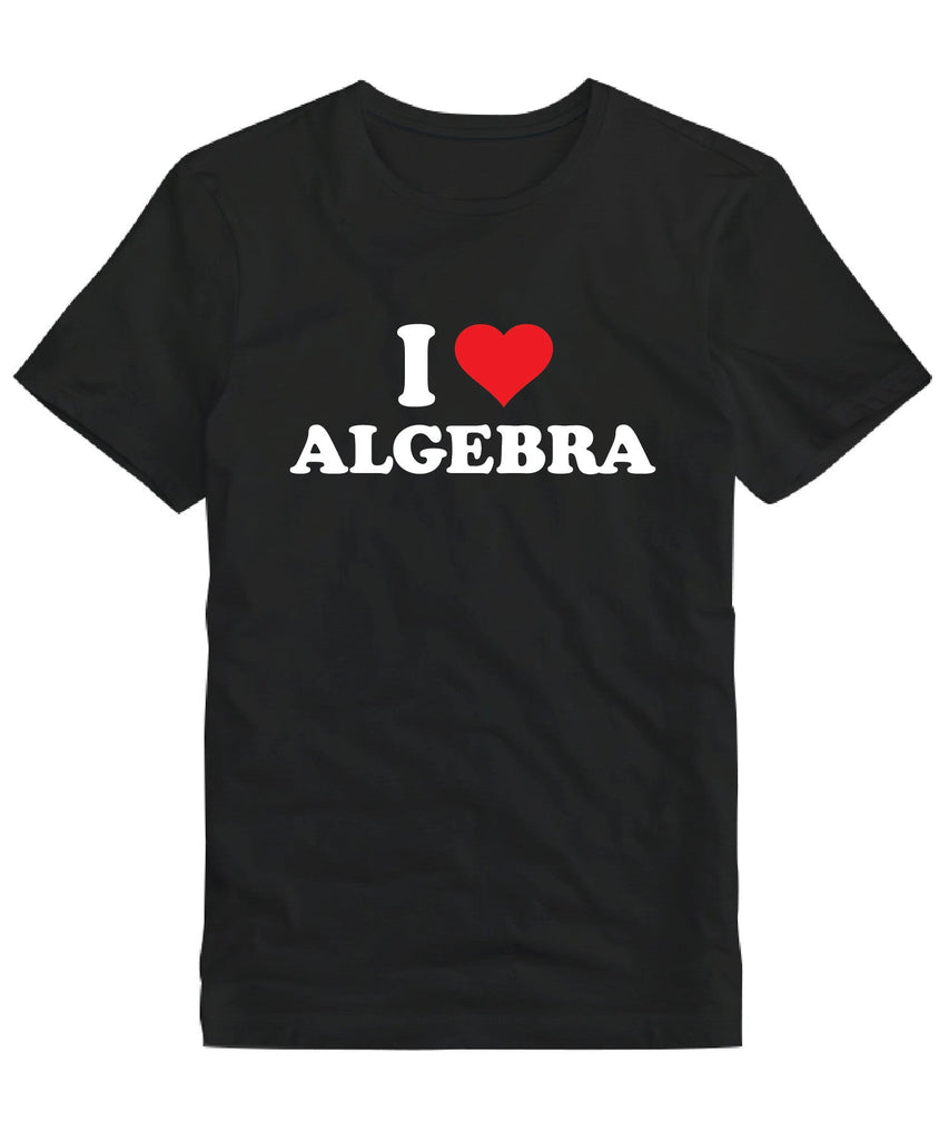 I Love Algebra Men's T-shirt T-Shirt Algebra Blessett Online Store 